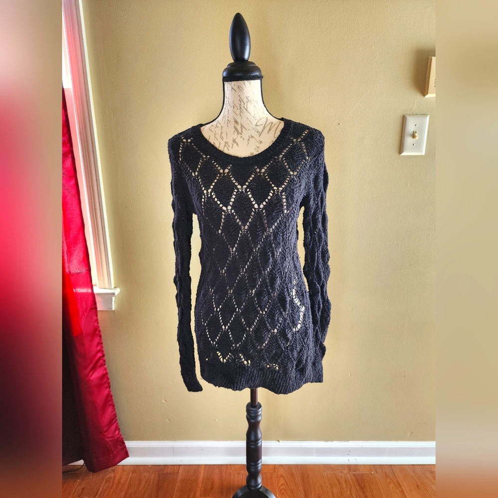See-through sweater